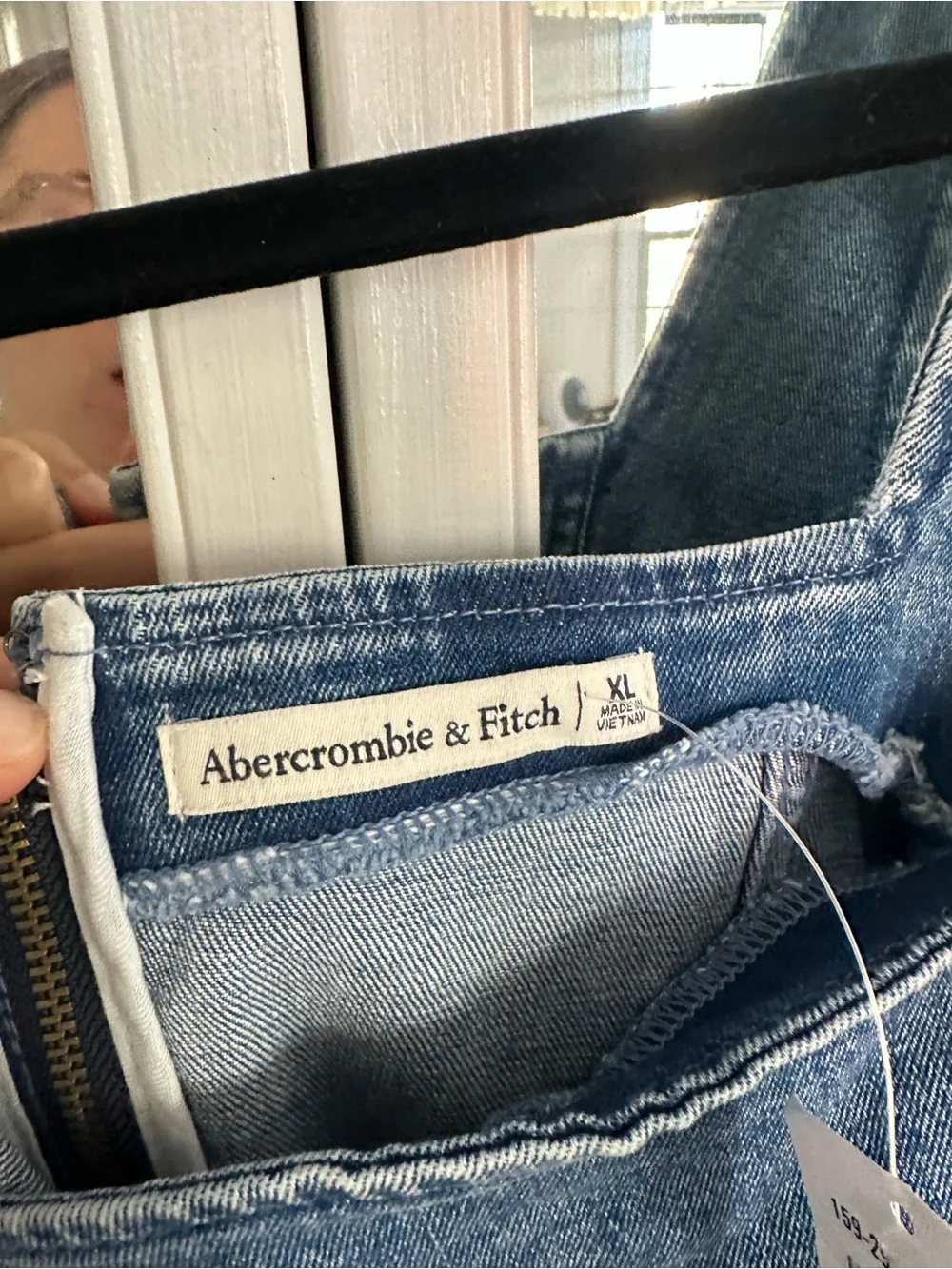 Abercrombie & Fitch Denim Maxi Dress - Medium Blue